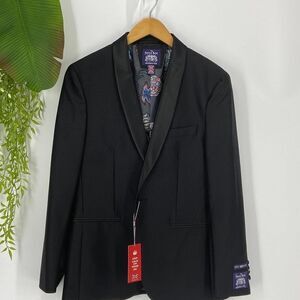 The Savile Row Black Tux Jacket 38S Black